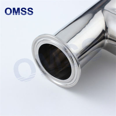 Fittings de tuberías sanitarias de acero inoxidable de 7MP Tri Clamp Equal Tee