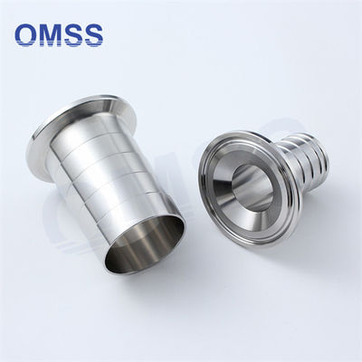 14MPHR Tri Clamp Accesorios sanitarios Adaptador de manguera de goma 3a SS316l Ferrule de 1,5&quot;