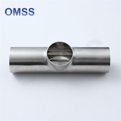 Tubo de acero inoxidable ajustado corto reducción soldado Tee sanitario 316L