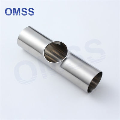Tubo de acero inoxidable ajustado corto reducción soldado Tee sanitario 316L