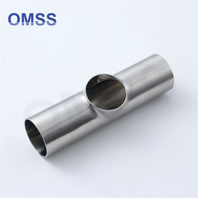 Tubo de acero inoxidable ajustado corto reducción soldado Tee sanitario 316L