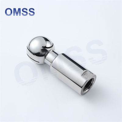 Ss316l Esfera de rotación de pulverización masculina de alta presión de acero inoxidable dn15 Esfera de limpieza de tanques sanitarios