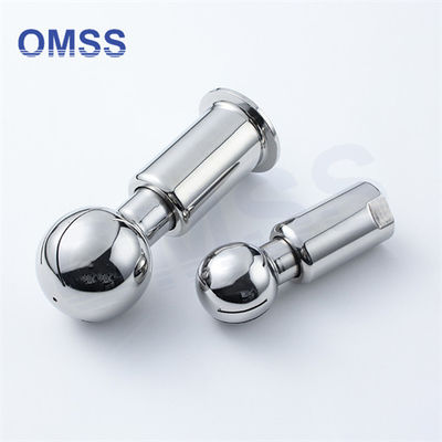Ss316l Esfera de rotación de pulverización masculina de alta presión de acero inoxidable dn15 Esfera de limpieza de tanques sanitarios