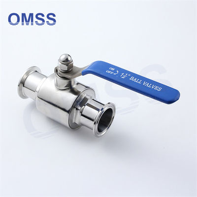 1/2&quot;-12&quot; Bol de válvula sanitaria de acero inoxidable de la bola Npt válvula para bebidas