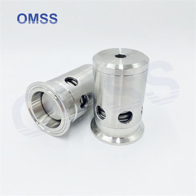 2 pulgadas válvula de seguridad automática sanitaria válvula de alivio de acero inoxidable para la industria