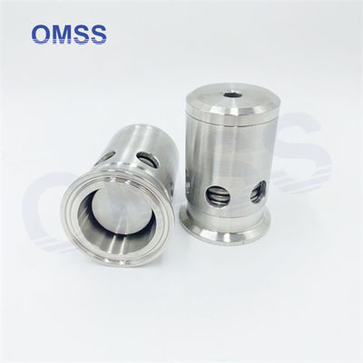 2 pulgadas válvula de seguridad automática sanitaria válvula de alivio de acero inoxidable para la industria