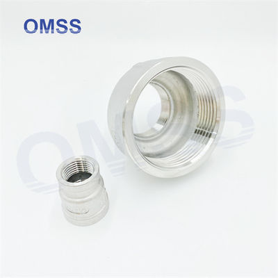 NPT BSP Accesorios de tubería de tornillo 304 de acero inoxidable Femenino 4&quot;x1&quot; Enchufe reductora
