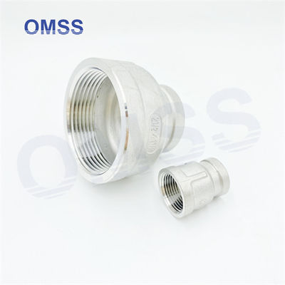 NPT BSP Accesorios de tubería de tornillo 304 de acero inoxidable Femenino 4&quot;x1&quot; Enchufe reductora