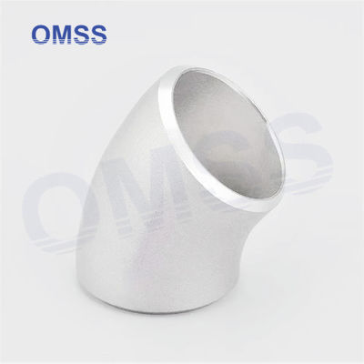 2 &quot;OD Accesorios de acero inoxidable 90 grados SCH40 Codo sin costura Codo soldado