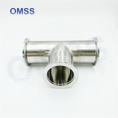 3A SMS SS304 Acero inoxidable Accesorios de tuberías sanitarias Saldado igual Tee 7www En el edificio