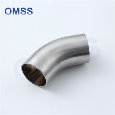 Pipe de acero inoxidable sanitario 2CMP- 90° Tri-clamp Codo 90 grados